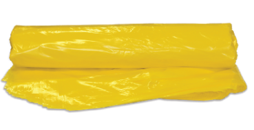 E07 Plastikabdecktücher gelb